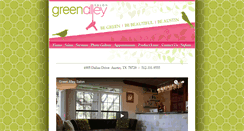 Desktop Screenshot of greenalleysalon.com
